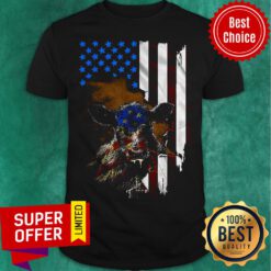 Premium Cow American Flag Shirt