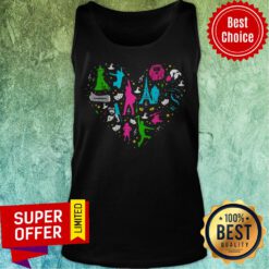 Premium Heart Love Musicals Christmas Tank Top