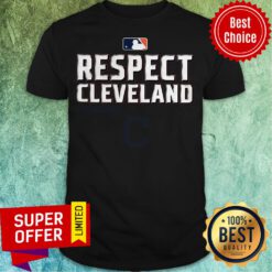 Respect Cleveland Indians Fanatics Branded Red 2020 Postseason Shirt