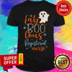 Fab Boo Lous Registered Nurse Spirit Halloween Shirt