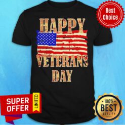 Top Happy Veterans day American Flag Shirt