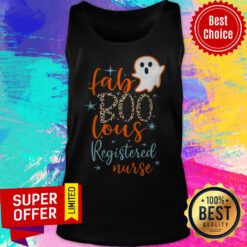 Fab Boo Lous Registered Nurse Spirit Halloween Tank Top