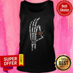 Funny Hands Bone Hold Coffee Beans Halloween Tank Top