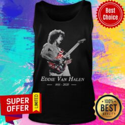 Premium Rip Eddie Van Halen 1955-2020 Tank Top