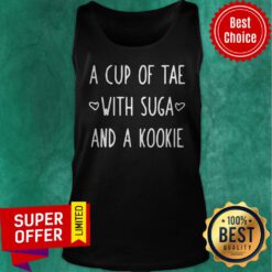 Premium A Cup Of Tea With Suga And A Kookie Tank Top