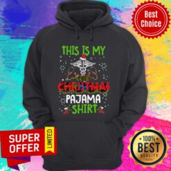 This Is My Christmas Pajama Medical Hoodie