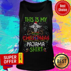 This Is My Christmas Pajama Medical Tank Top