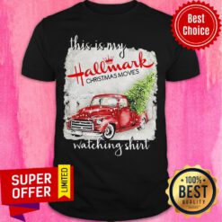 This Is My Hallmark Christmas Movies Watching Red Car Shirt