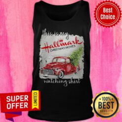 This Is My Hallmark Christmas Movies Watching Red Car Tank Top
