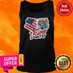 This Is Trump Country Supporter Arizona Political American Flag Tank Top