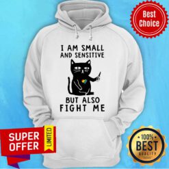 Top Cat I Am Small And Sensitive But Also Fight Me Hoodie