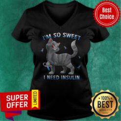 Top Cat I'm So Sweet I Need Insulin V-neck