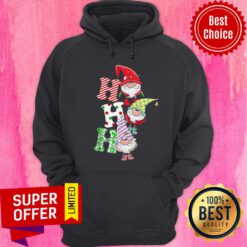 Top Gnomes Ho Ho Ho Merry Christmas Hoodie