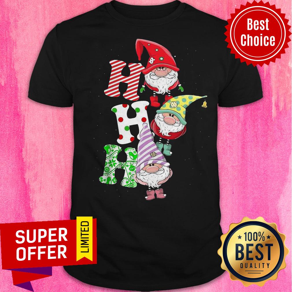 Top Gnomes Ho Ho Ho Merry Christmas Shirt Top Gnomes Ho Ho Ho Merry Christmas Shirt