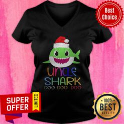 UncleShark Matching FamilyGroup Christmas Outfit V-neck
