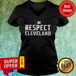 Respect Cleveland Indians Fanatics Branded Red 2020 Postseason V-neck