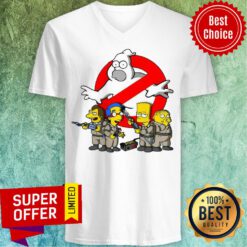 Premium Homer Busters Simpsons V-neck