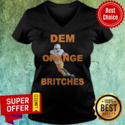 Premium Dem Orange Britches Baseball V-neck