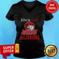 Awesome Hbcu Ish Wssu Alumni V-neck