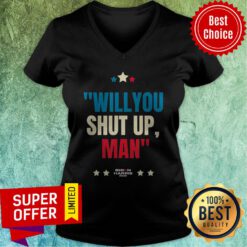 Premium Will You Shut Up Man Biden Harris 2020 V-neck