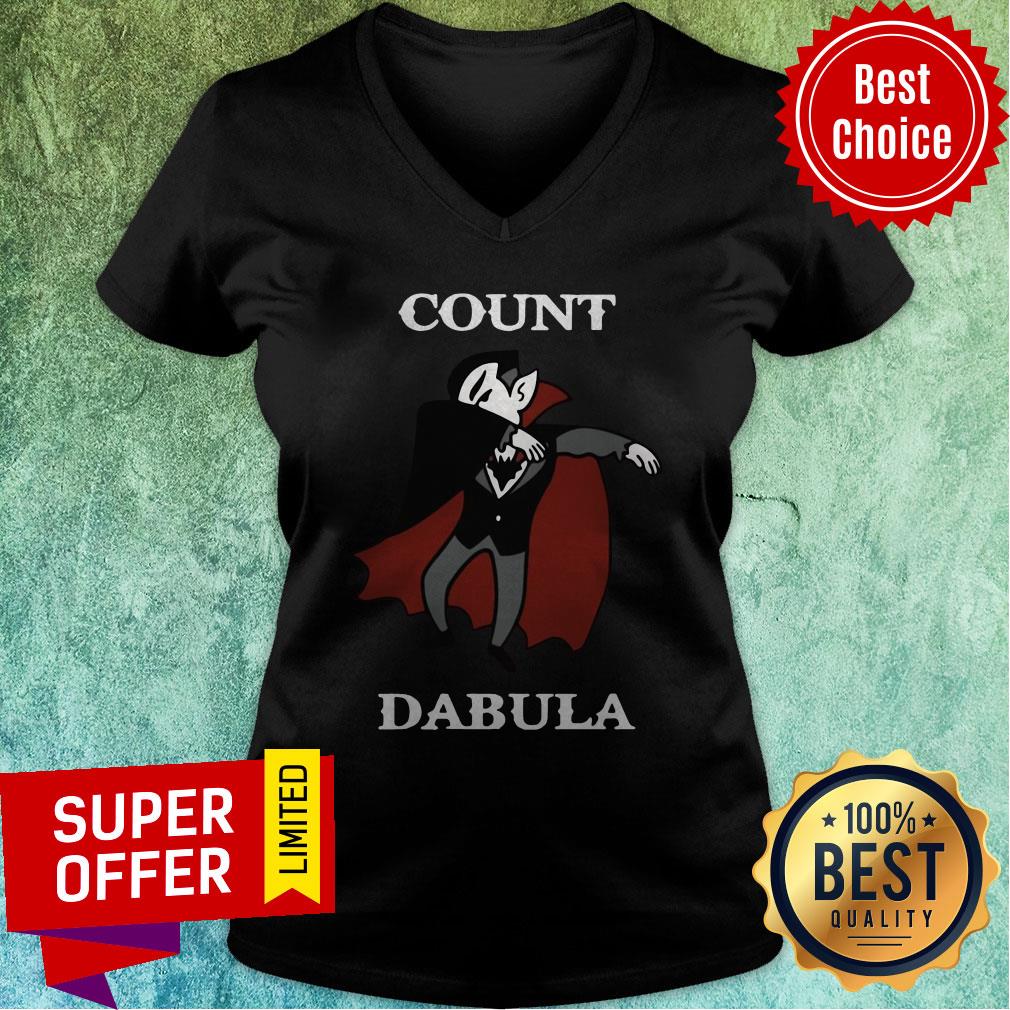 Official Count Dabula Halloween Dracula Shirt Official Count Dabula Halloween Dracula V-neck
