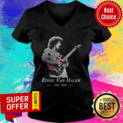 Premium Rip Eddie Van Halen 1955-2020 V-neck