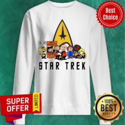 Awesome The Peanuts Character Star Trek Sweatshirt