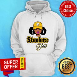 Funny Black Girl Pittsburgh Steelers Girl Hoodie