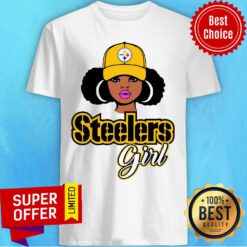 Funny Black Girl Pittsburgh Steelers Girl Shirt
