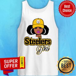 Funny Black Girl Pittsburgh Steelers Girl Tank Top