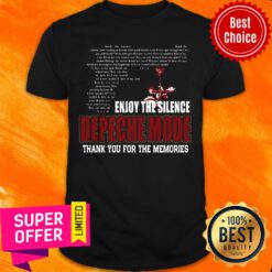 Funny Enjoy The Silence Depeche Mode Thank You For The Memories Shirt