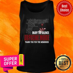 Funny Enjoy The Silence Depeche Mode Thank You For The Memories Tank Top