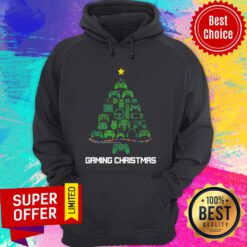 Funny Gaming Christmas Tree Merry Christmas Hoodie