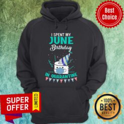 Funny I Spent My June Birthday In Quarantine Hoodie