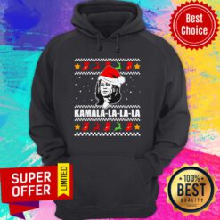 Funny Kamala Harris La La La Christmas Ugly Hoodie
