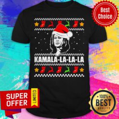 Funny Kamala Harris La La La Christmas Ugly Shirt