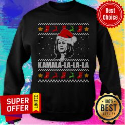 Funny Kamala Harris La La La Christmas Ugly Sweatshirt