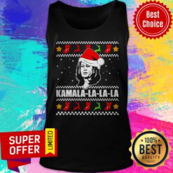 Funny Kamala Harris La La La Christmas Ugly Tank Top
