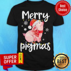 Funny Merry Pigmas Christmas Light Shirt