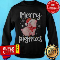 Funny Merry Pigmas Christmas Light Sweatshirt