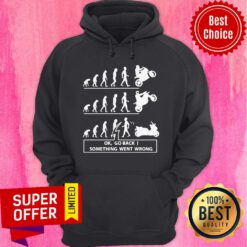 Funny Ok Go Back Something Went Wrong Hoodie