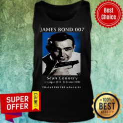 James Bond 007 Sean Connery Thank For The Memories Tank Top