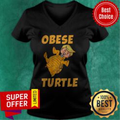 Nice Donald Trump Obese Turtle Tee V-neck
