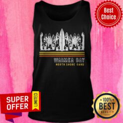 Nice Hawaii Waimea Bay Surfing Retro Hawaiian Tank Top