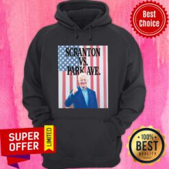 Nice Joe Biden Scranton Vs Park Ave American Flag Hoodie