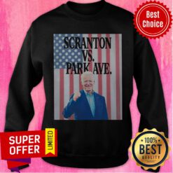 Nice Joe Biden Scranton Vs Park Ave American Flag Sweatshirt
