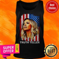 Nice Kayleigh McEnany Truth Teller American Flag Tank Top