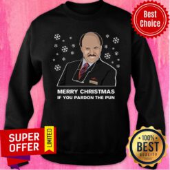 Nice Moses Beacon Merry Christmas If You Pardon The Pun Sweatshirt