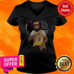 Nice Nipsey Lakers V-neck