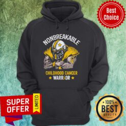Nice Nonbreakable Childhood Cancer Awareness Stars Hoodie